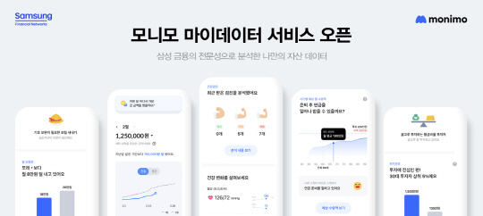 모니모 마이데이터 서비스. [사진=삼성금융네트웍스]